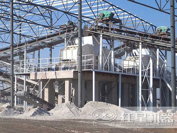 河北某環保制砂生產線現場2 河北某環保制砂生產線現場2