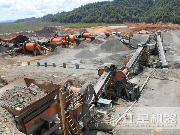 金礦球磨機環保工作現場 金礦球磨機環保工作現場