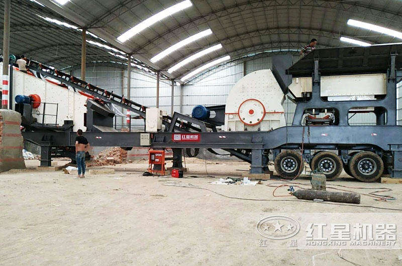 移動式錘破機(jī)占地面積小,減少投入成本5%
