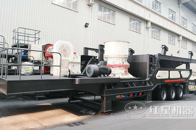 圓錐破移動(dòng)破碎機(jī):中碎+篩分 圓錐破移動(dòng)破碎機(jī):中碎+篩分