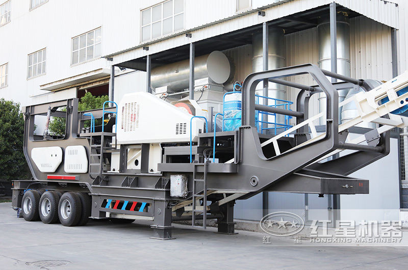 鄂破移動式破碎機:粗碎+除鐵+給料 鄂破移動式破碎機:粗碎+除鐵+給料