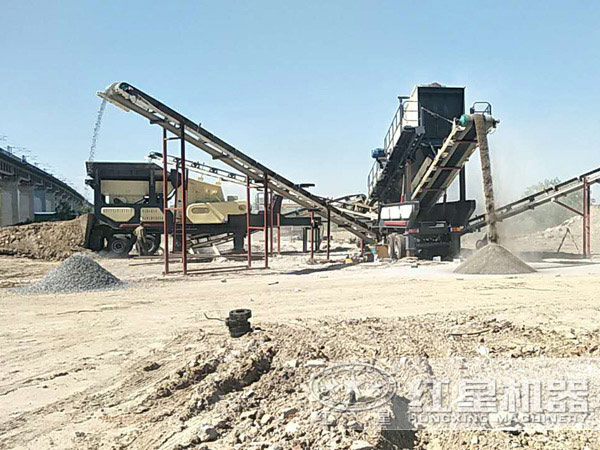 建筑垃圾破碎機作業(yè)現(xiàn)場圖 建筑垃圾破碎機作業(yè)現(xiàn)場圖