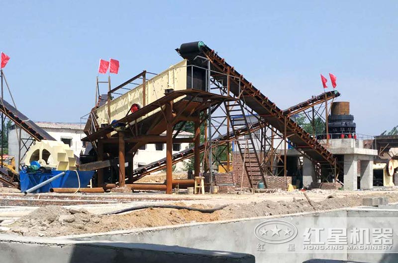 四川宜賓50萬方卵石制砂生產線 四川宜賓50萬方卵石制砂生產線