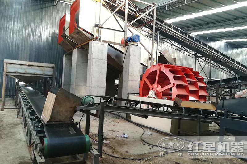 水洗砂機(jī)工作現(xiàn)場(chǎng)圖 水洗砂機(jī)工作現(xiàn)場(chǎng)圖