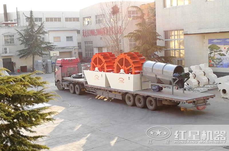 小型洗砂機設備發(fā)往河南周口 小型洗砂機設備發(fā)往河南周口