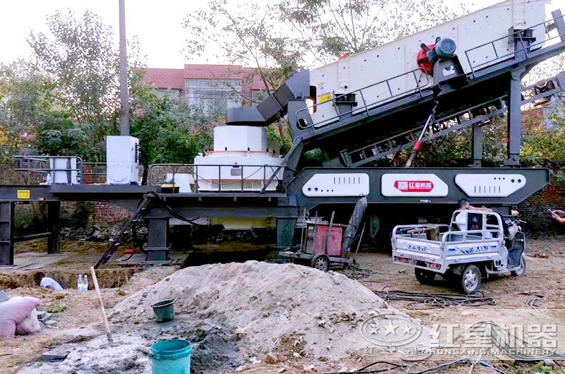 建筑垃圾制沙機工作現(xiàn)場圖片 建筑垃圾制沙機工作現(xiàn)場圖片