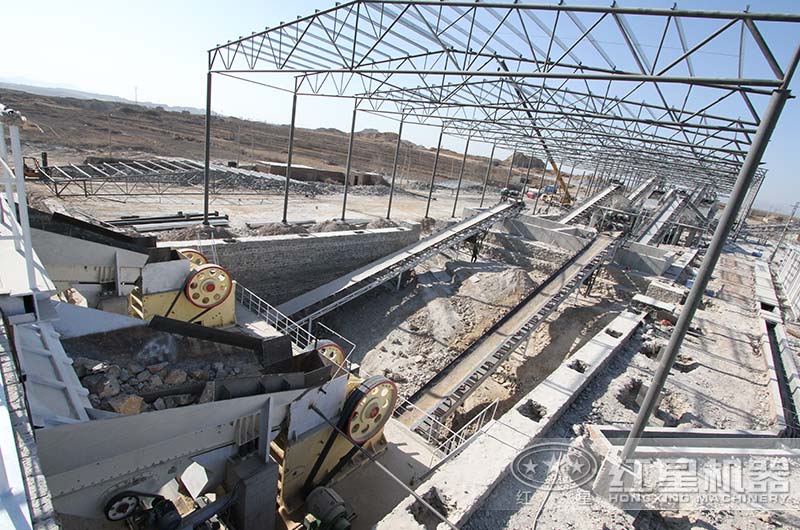 河北客戶大塊石破碎生產線 河北客戶大塊石破碎生產線