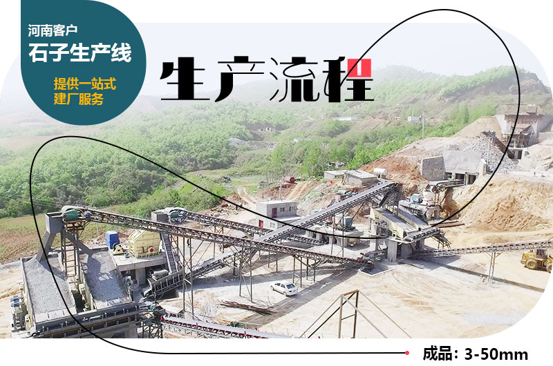 河南客戶石子生產線現場圖片 河南客戶石子生產線現場圖片