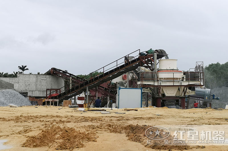 沖擊式破碎機工作現場圖片 沖擊式破碎機工作現場圖片