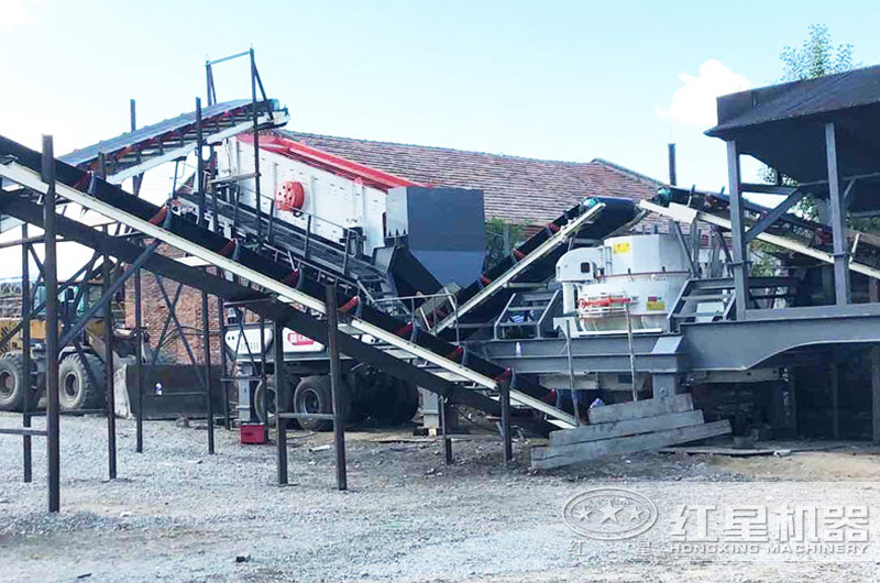 移動式機制砂生產(chǎn)線,海南客戶現(xiàn)場 移動式機制砂生產(chǎn)線,海南客戶現(xiàn)場