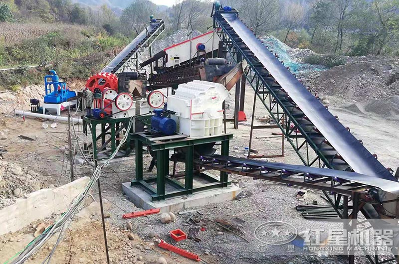 河南客戶青石制砂生產線圖片 河南客戶青石制砂生產線圖片