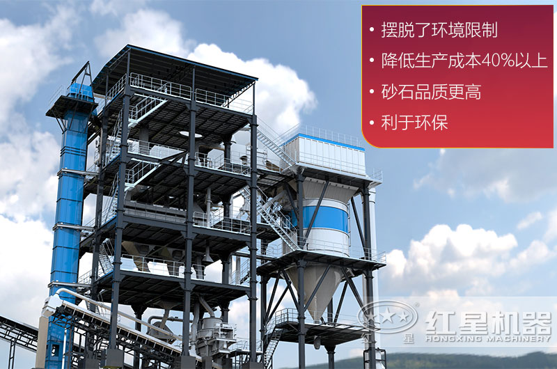 樓式制砂系統四大優勢 樓式制砂系統四大優勢