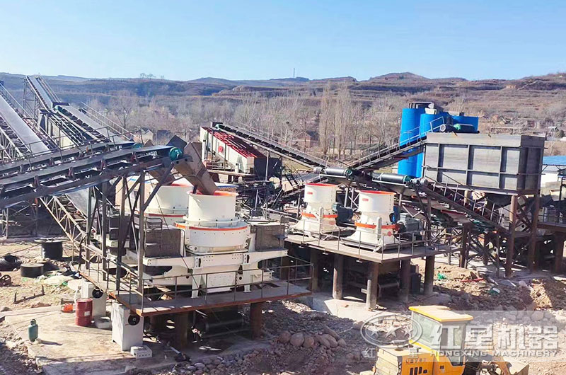 大型石料制砂生產(chǎn)線作業(yè)現(xiàn)場圖 大型石料制砂生產(chǎn)線作業(yè)現(xiàn)場圖