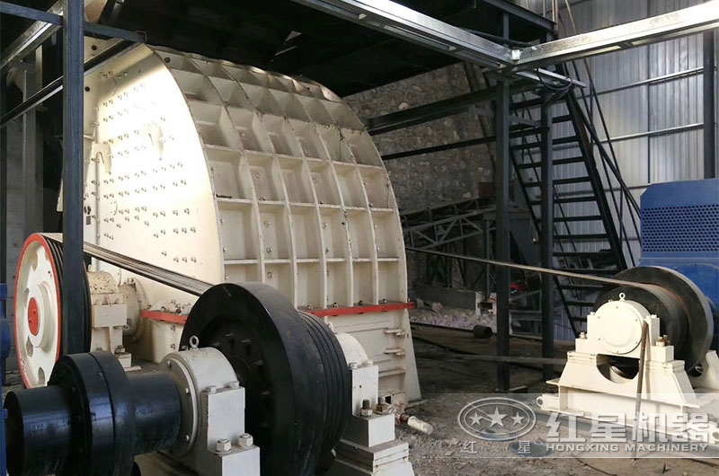 錘破尾礦制砂生產線現場 錘破尾礦制砂生產線現場